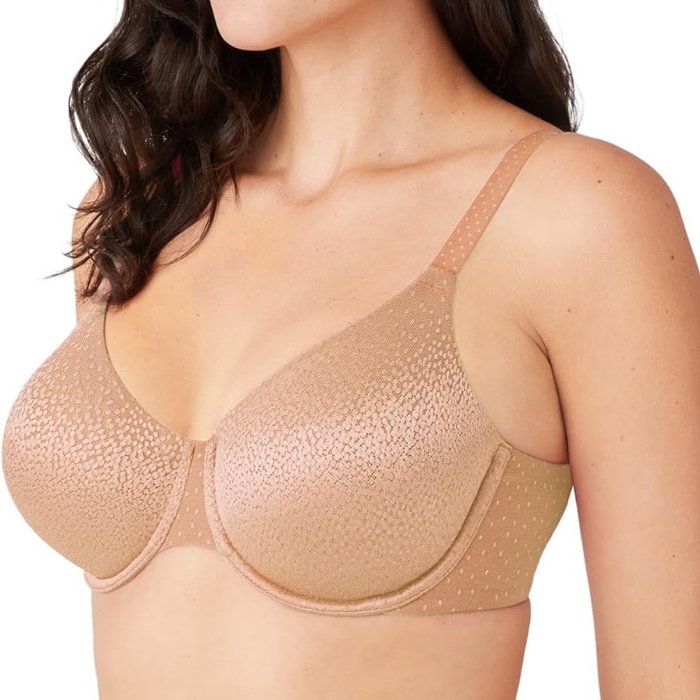Wacoal Back Appeal Underwire Bra Rose Dust 855303 Size 34D‎